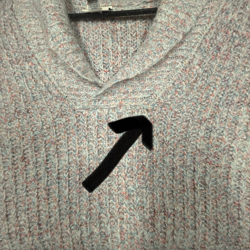 St. John's Bay Heathered Cowl Neck Sweater - Picture 6 of 6